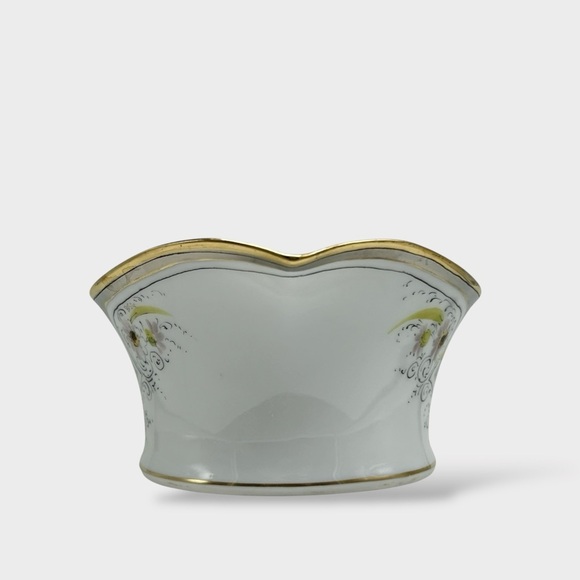 Antique STOUFFER Handpainted UNO Favorite‎ Bavaria Sugar Bowl Daisy w/Platinum - Picture 2 of 8